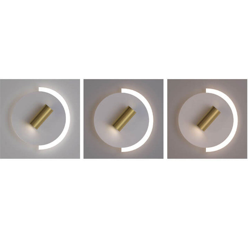 Modern Minimalist Acrylic Disc Spotlight Rotatable LED Wall Sconce Lamp