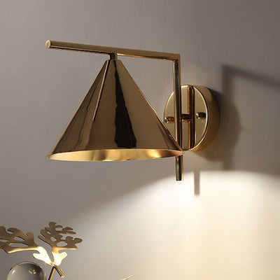 Nordic Simple Iron Art Umbrella 1- Light Wall Sconce Lamp