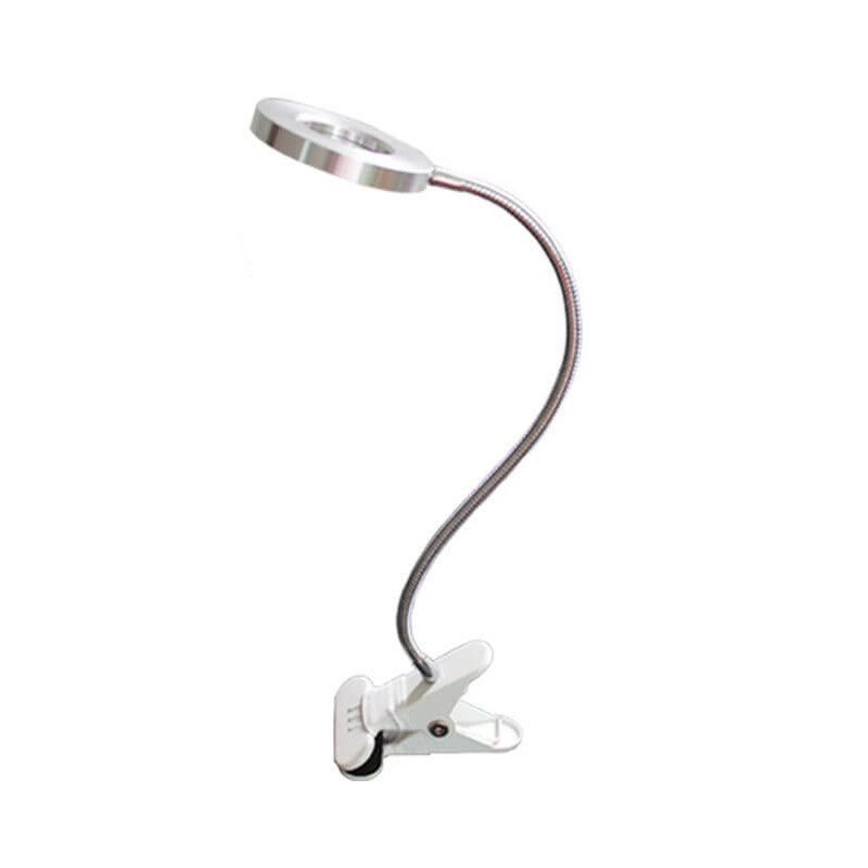 Creative Simple USB Hose Button LED Reading Clip Desk Lamp