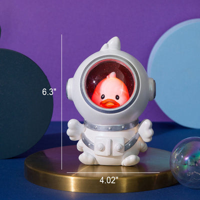 Modern Creative Astronaut Rabbit Duck Resin LED Night Light Table Lamp