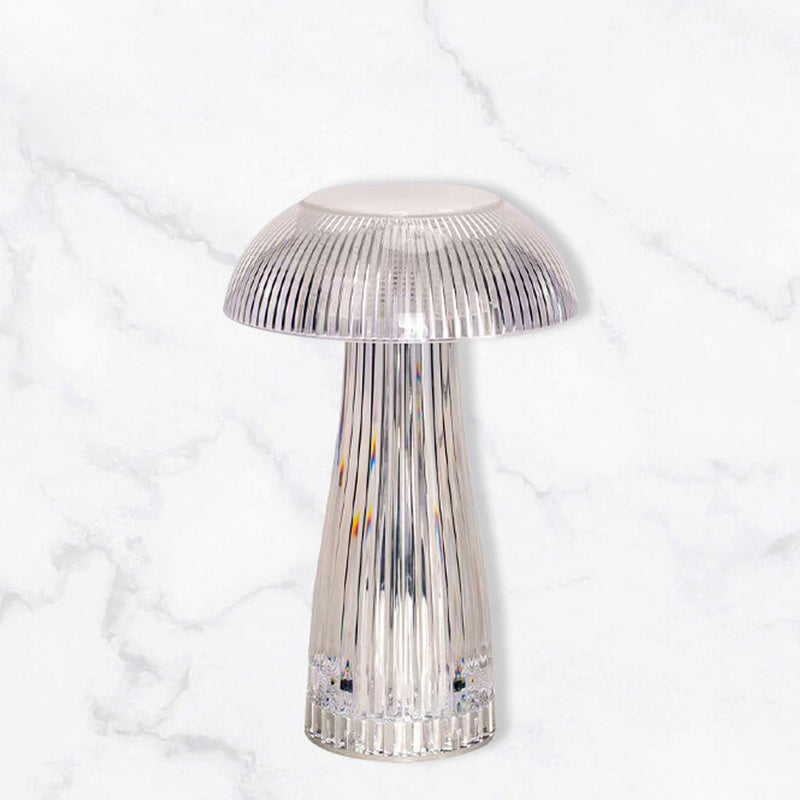 Lampe de table décorative LED à charge tactile éblouissante PMMA Creative Mushroom 