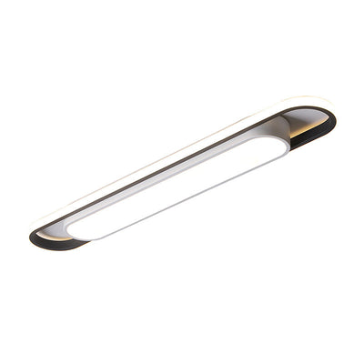 Nordic Minimalist Long Bar Ring LED Deckeneinbau-Deckenleuchte 