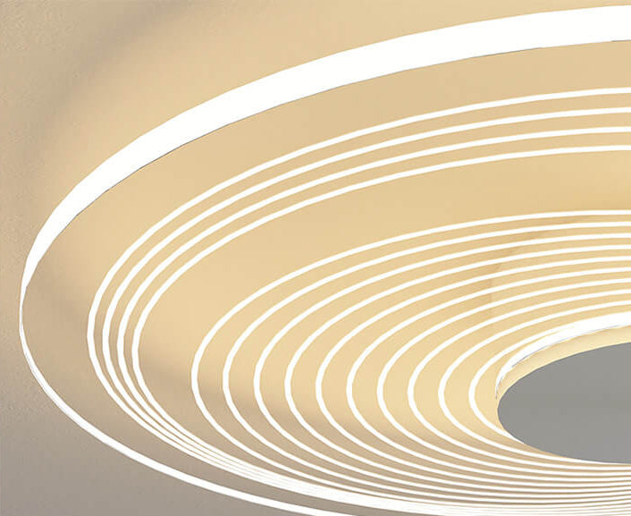 Minimalistischer runder quadratischer LED-Deckenleuchte aus Acryl 
