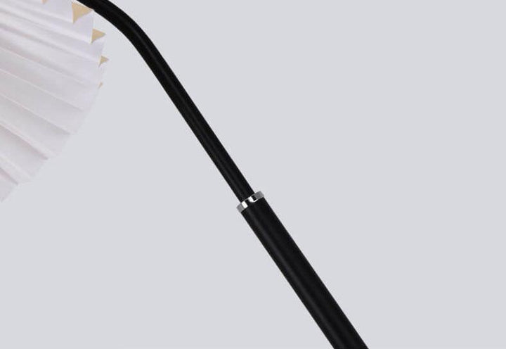 Minimalistische Stofffaltenlampe 1-Licht Stehende Stehlampe 