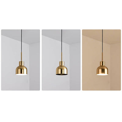 Industrial Iron Simple Bell Shade Design 1-Licht-Pendelleuchte 