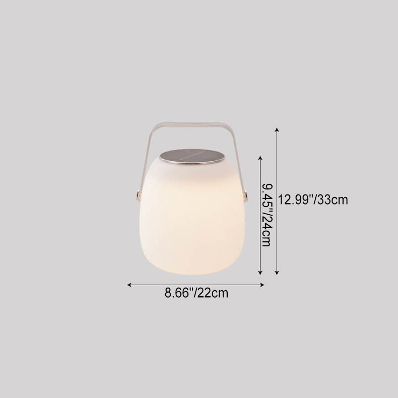Lumière de camping portable à LED avec télécommande solaire de simplicité contemporaine pour patio extérieur 