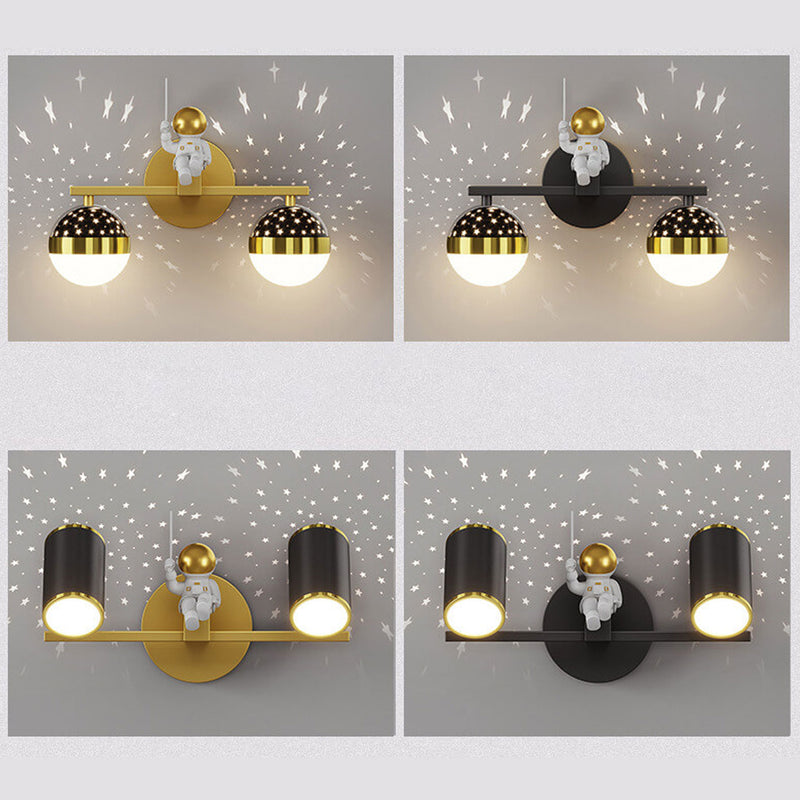 Nordic Creative Astronaut Planet Spotlight LED Wall Sconce Lamp