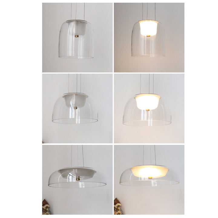 Lampe LED suspendue en verre créative de luxe, Style moderne et nordique 