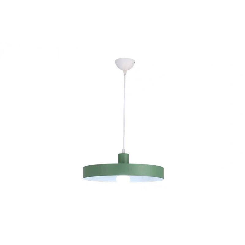 Lámpara colgante de 1 luz de color macaron nórdico moderno 