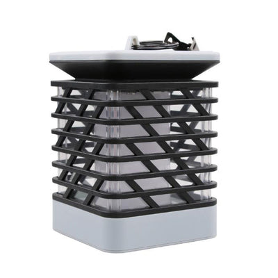 Lumière de torche solaire à flamme carrée LED pour jardin et pelouse décorative suspendue 