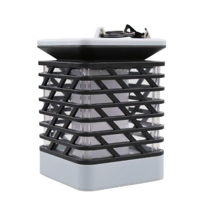 Lumière de torche solaire à flamme carrée LED pour jardin et pelouse décorative suspendue 