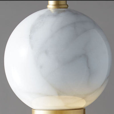 Modern Marble Round Ball 1-Light Pendant Light