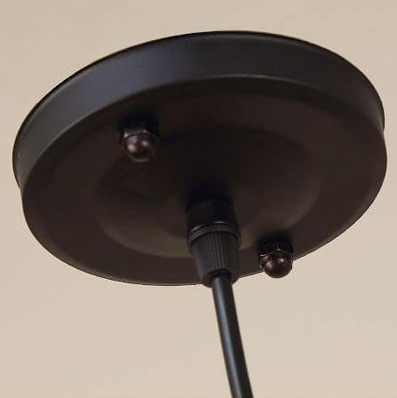 Suspension Luminaire à 1 Lumière en Rotin Rétro Tressé en Dôme 