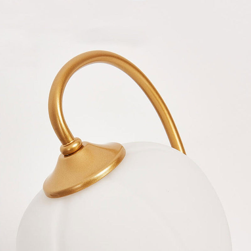 Modern Petal Marble Melting Wax 2-Light Table Lamp