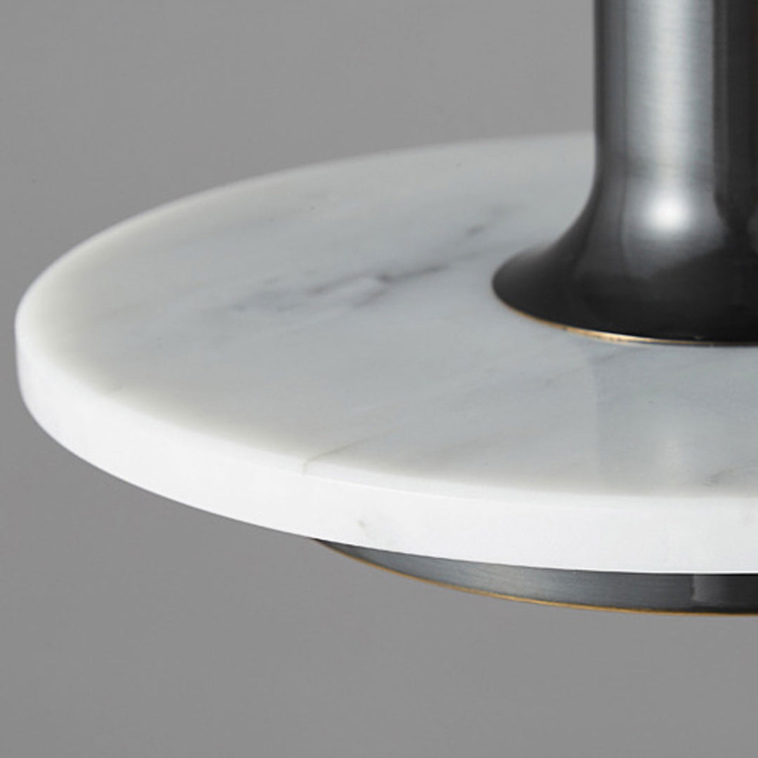 Lustre suspendu en cuivre et marbre Nordic Light Luxury à 1 lumière 