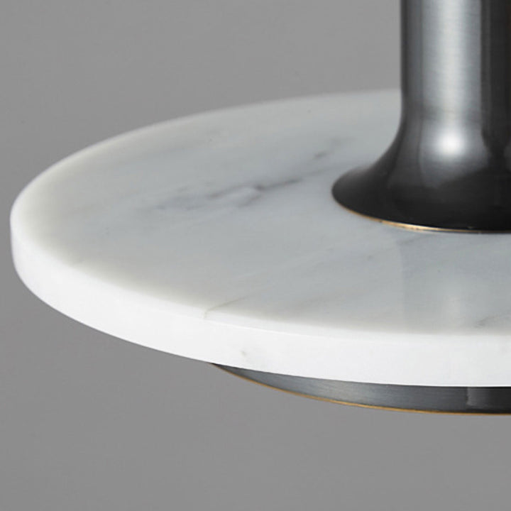 Lustre suspendu en cuivre et marbre Nordic Light Luxury à 1 lumière 