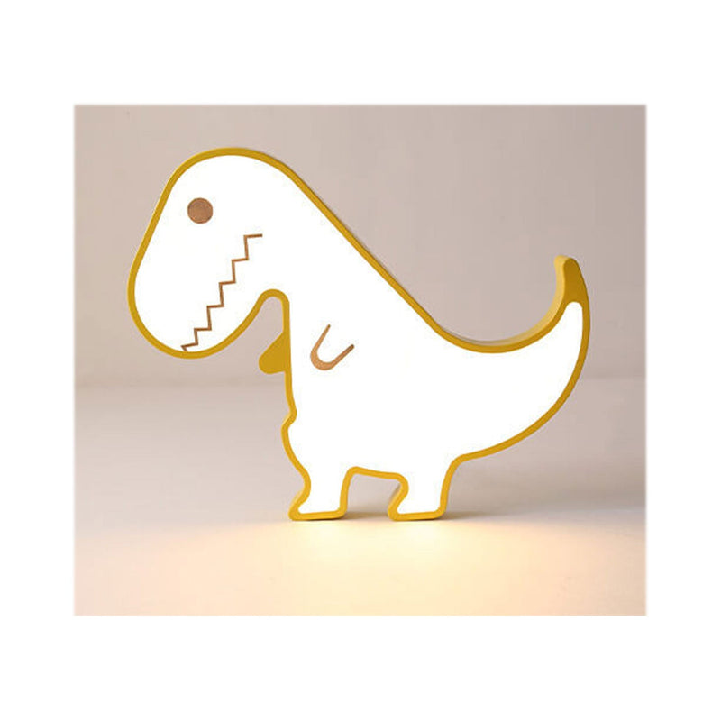 Cartoon Creative Metal Dinosaur LED Flush Mount Ceiling Light