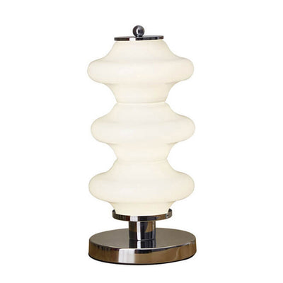 Lampe de Table LED Design Gourde en Verre Nordique 