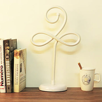 Modern Minimalist Flower Aluminum Iron LED Table Lamp