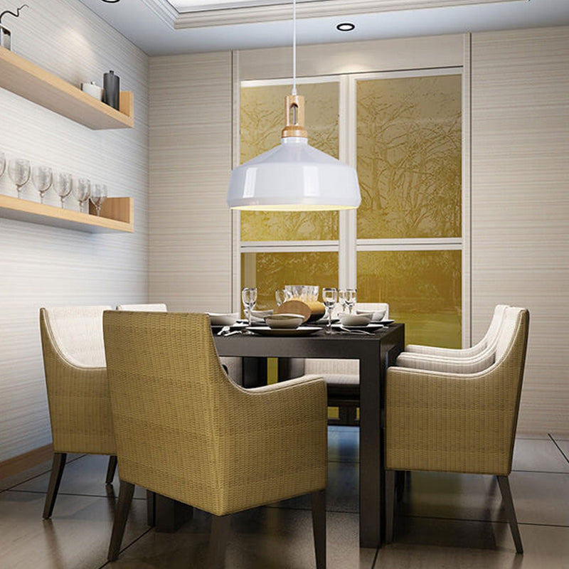 Nordic Simple Solid Aluminum Geometry Tapered 1-Light Pendant Light
