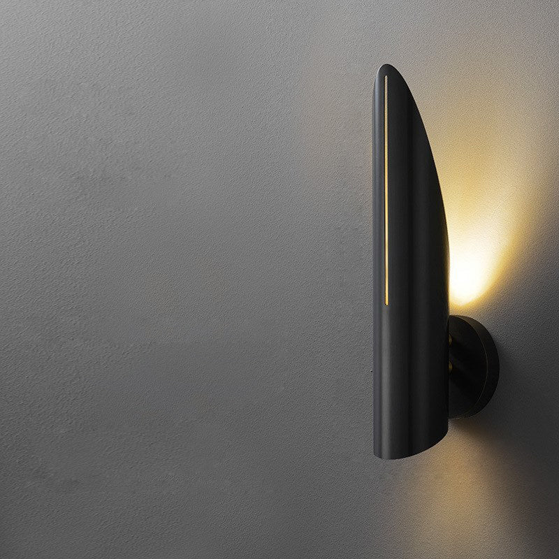 Minimalistic Iron Column 1-Light  Luxury Wall Sconce Lamp