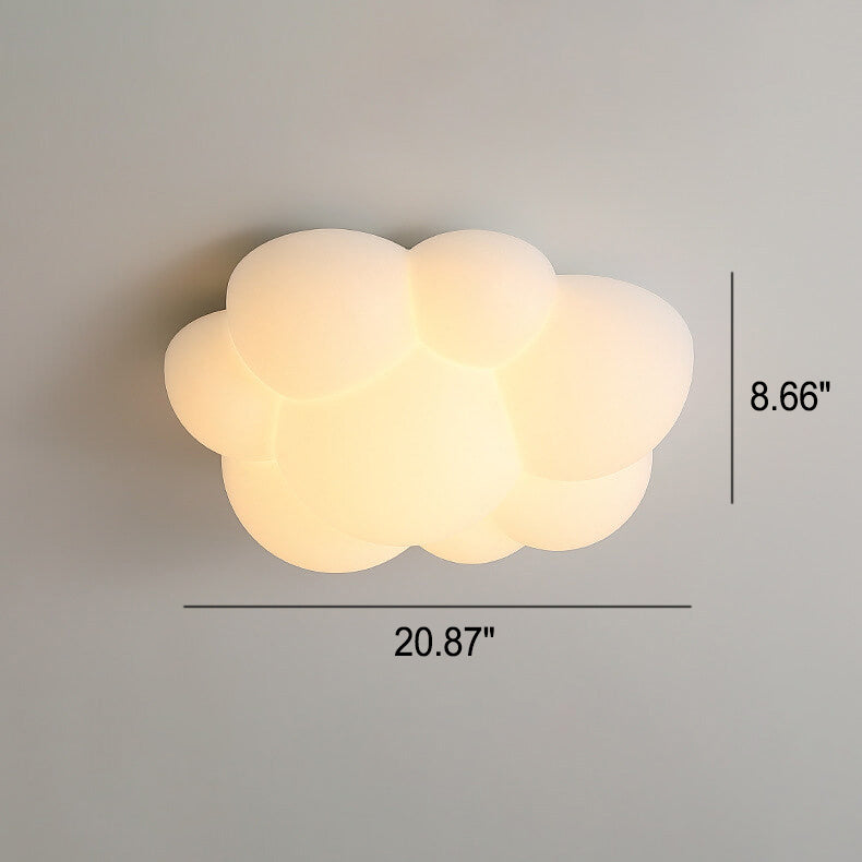 Moderne, minimalistische Cat Claw Cloud Kids LED-Deckenleuchte zur bündigen Montage