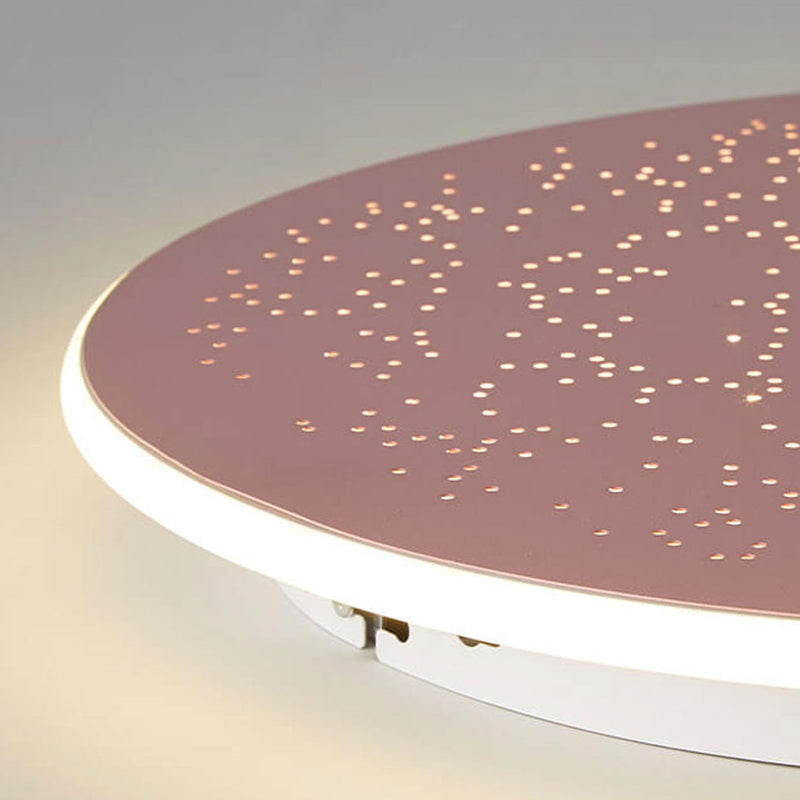Nordic Starry Disc Acrylic Iron LED Flush Mount Ceiling Light