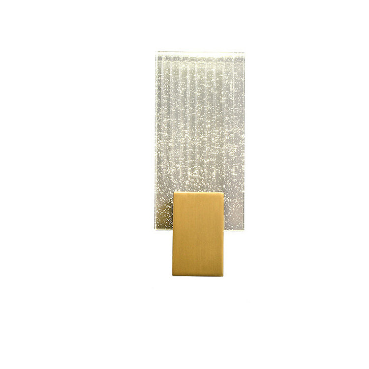 Moderne Bubble Crystal Square Luxus LED Wandleuchte 
