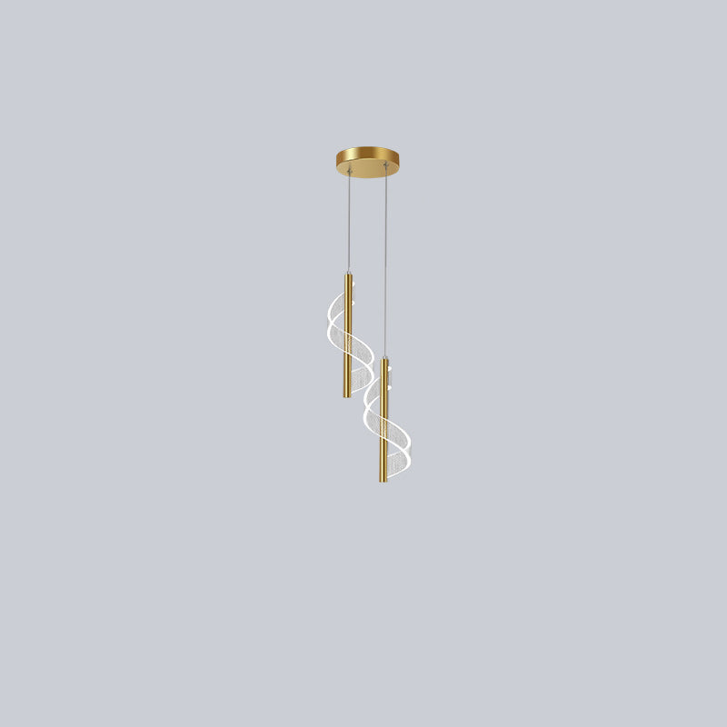 Minimalist Nordic Acrylic Strip Design LED Chandelier