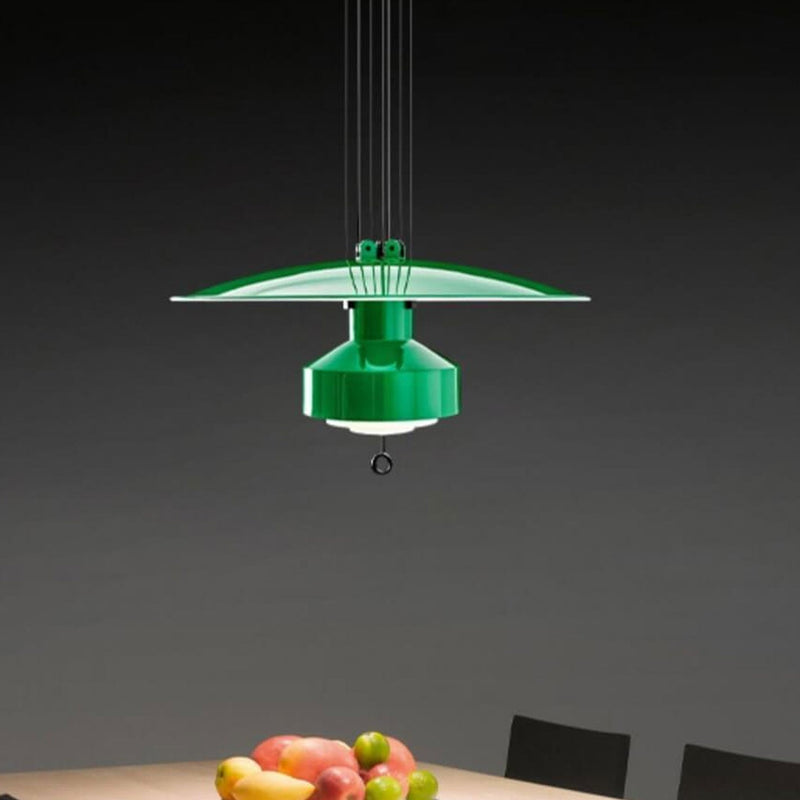 Modern Creative Flying Saucer Liftable 2-Light Pendant Light