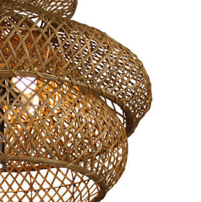 Retro Rattan Weaving 3 Layers 4/6 Light Chandeliers