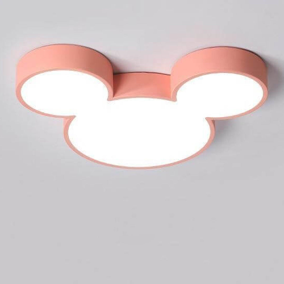 Moderne kreative flache LED-Deckenleuchte im Cartoon-Maus-Design für Wohnzimmer &amp; Schlafzimmer 