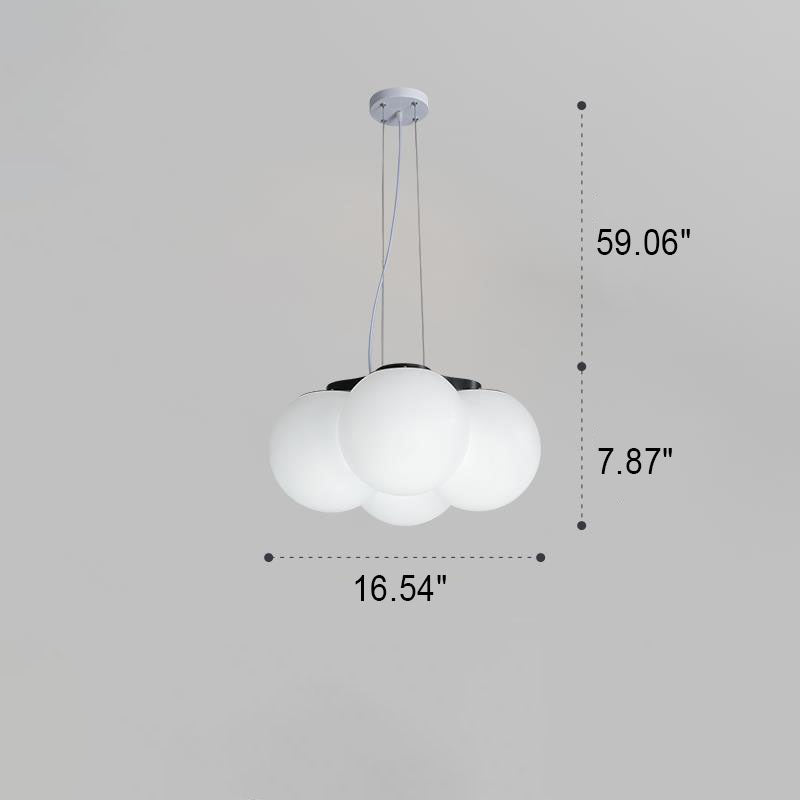 Modern Minimalist Flower Bubble LED Kids Flush Mount Ceiling Light