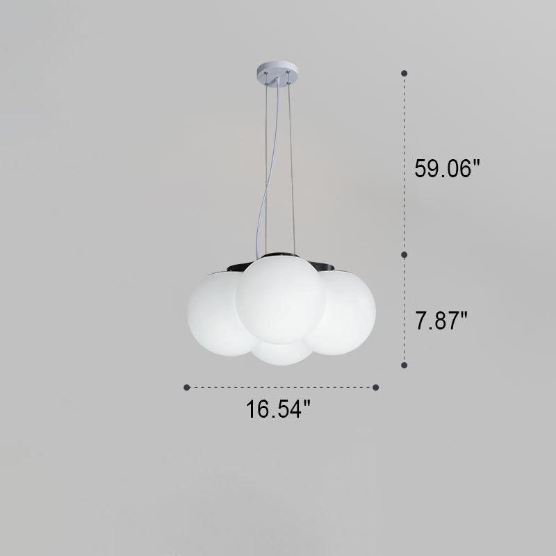 Moderne, minimalistische Flower Bubble LED-Deckenleuchte für Kinder 