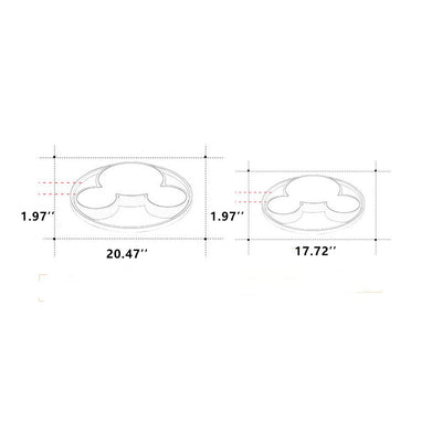 Cartoon Mickey LED Deckeneinbauleuchte 