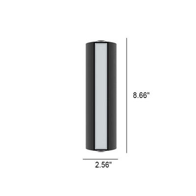 Nordic Outdoor wasserdichte rechteckige Säule LED-Wandleuchte 