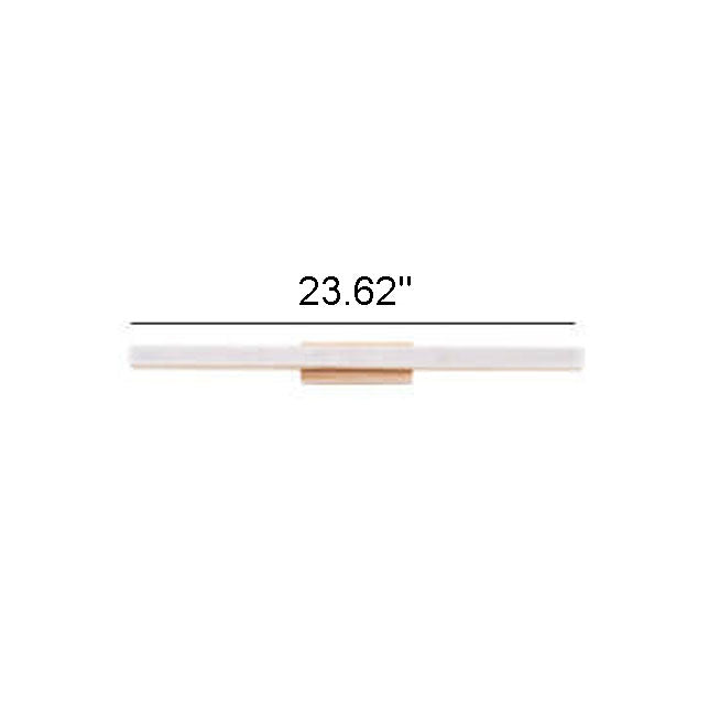 Lámpara de pared LED con espejo anti-vaho impermeable de acrílico moderno 