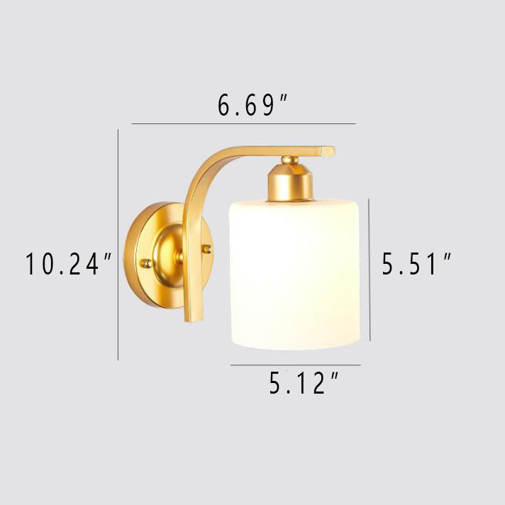 Modern Glass Creative Multi-Style 1-Light Wall Sconce Lamp