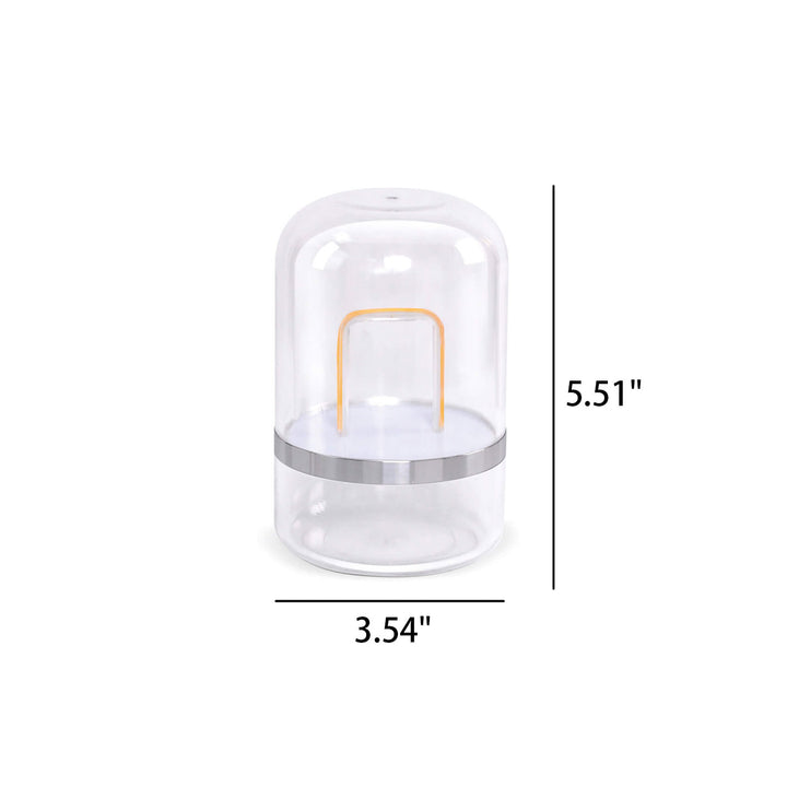 Modern Creative Clear PC Jar Induction LED Night Light Table Lamp