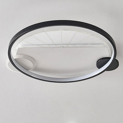 Modern Minimalist Creative Geometric Splicing Design LED Flush Mount Light