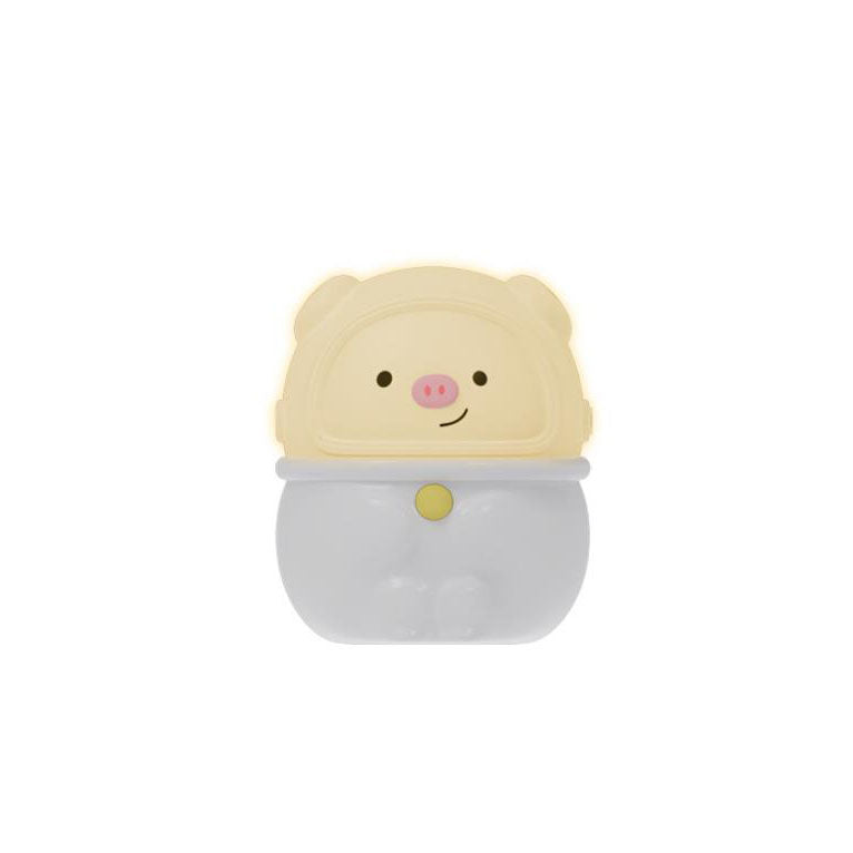 Lampe de Table LED USB Panda Cochon en Silicone Créatif Dessin Animé 