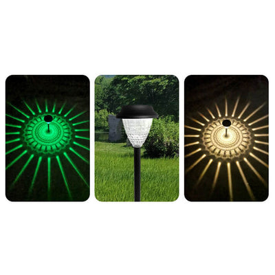 Wasserdichtes kreisförmiges divergentes Licht-Schatten-Solardesign LED-Garten-dekoratives Licht im Freien
