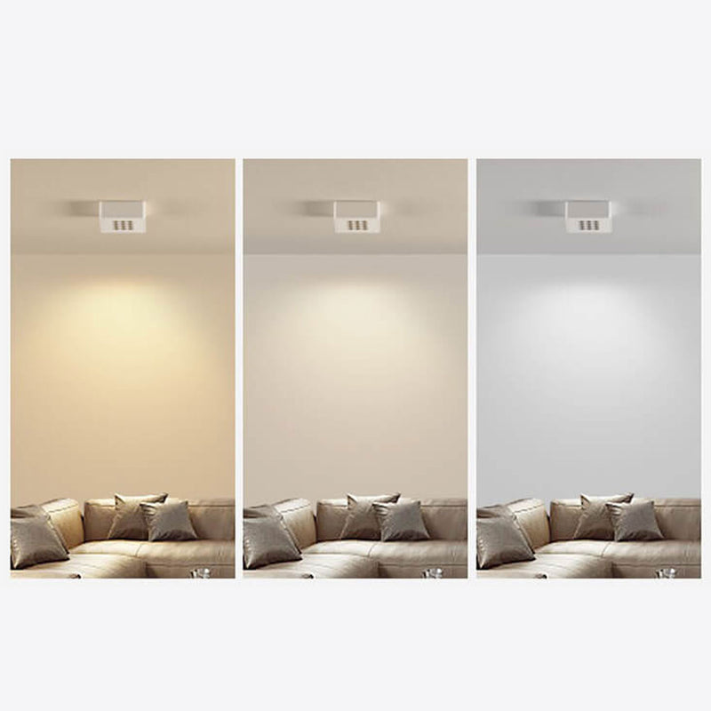 Minimalist Square Spotlight Downlight LED Flush Mount Ceiling Light