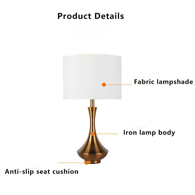 Modern Creative Metal Teardrop 1-Light Table Lamp