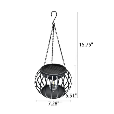 Solar Pumpkin Lantern Design LED Outdoor Hanging Decorative Light