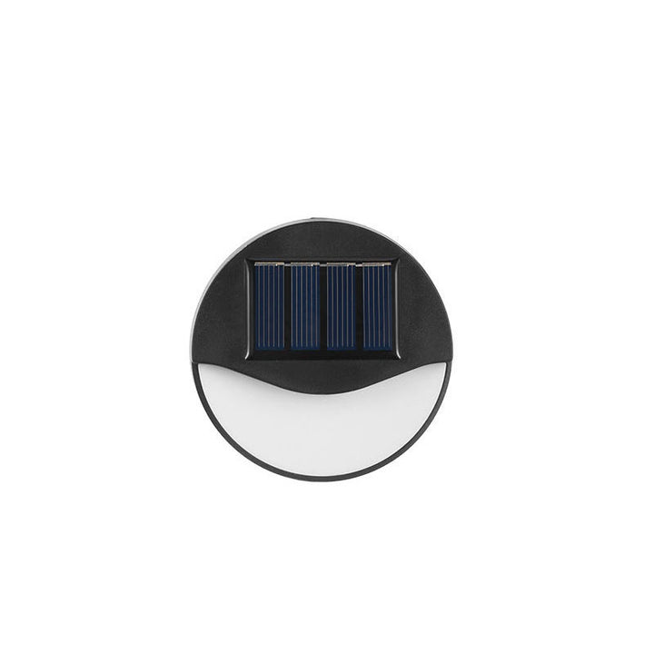 Modern Minimalist Round Square LED Outdoor Solar Waterproof Patio Step Light For Outdoor Patio