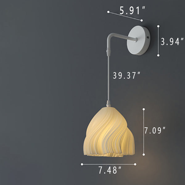 Japanese Simple Three-dimensional Petal Design LED Wall Sconce Lamp