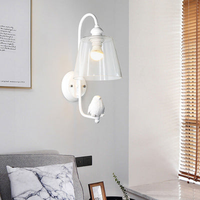 Nordic Simple Bird/Angel Design 1-Light Wall Sconce Lamp