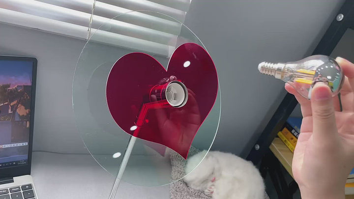 Creative Heart Shape 1-Light LED Vibes Standing Floor Lamp