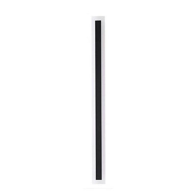 Minimalistische, längliche, stabförmige 1-Licht LED Acryl Außen wasserdichte Wandleuchte 